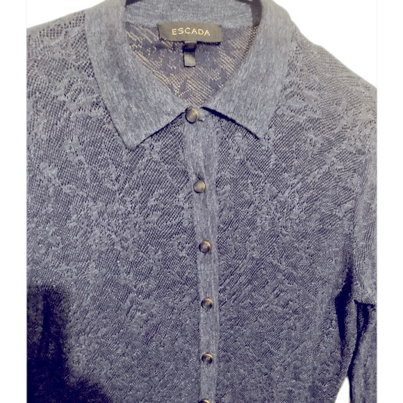 Vintage Escada crochet blouse